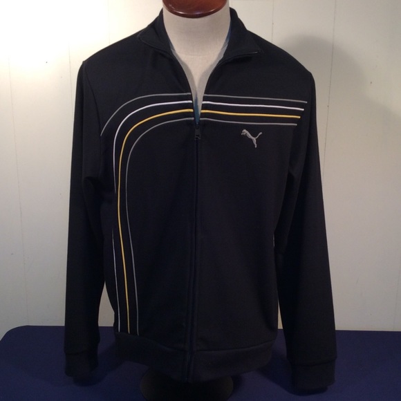 Men’s Puma zip up track jacket size large - Picture 8 of 8